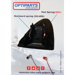 OPTIPARTS - KIT MOLLE RVS PER SVUOTATOLE LASER ILCA